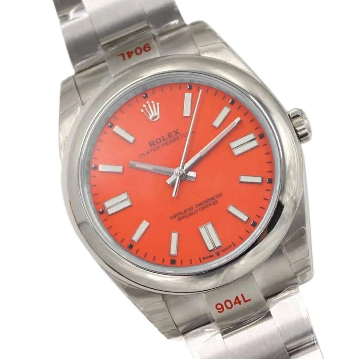 Oyster Perpetual 41mm korallenrotes Zifferblatt 114300 – Bild 2