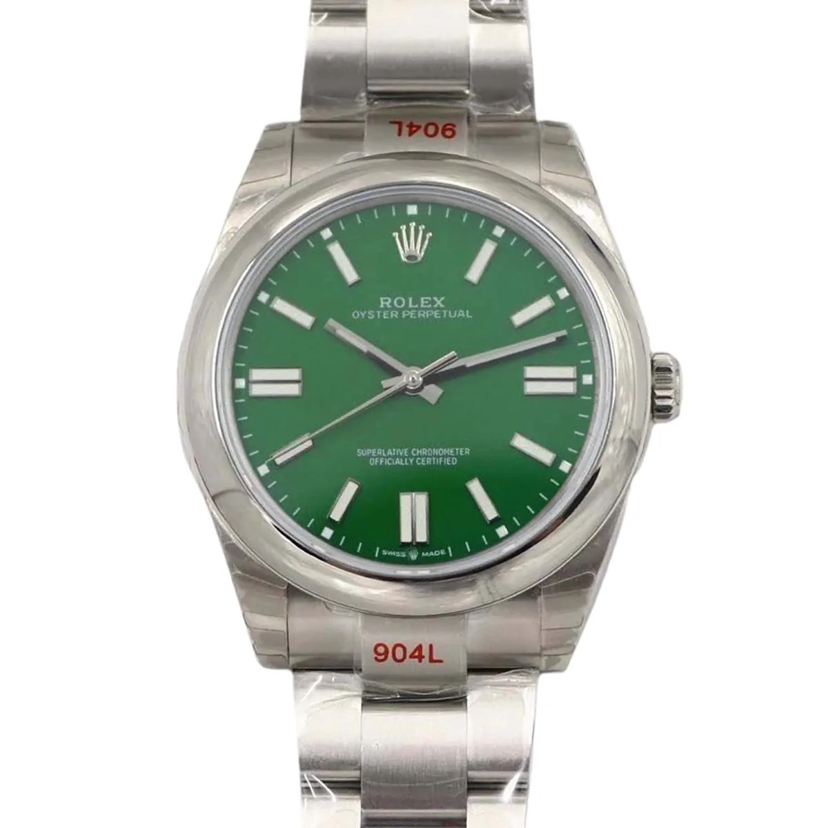Oyster Perpetual 41mm quadrante verde 114300