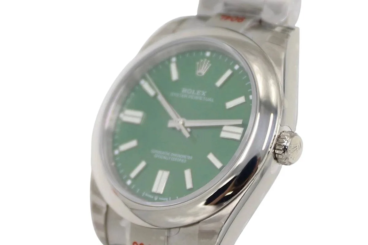 Oyster Perpetual 41mm quadrante verde 114300 - immagine 4