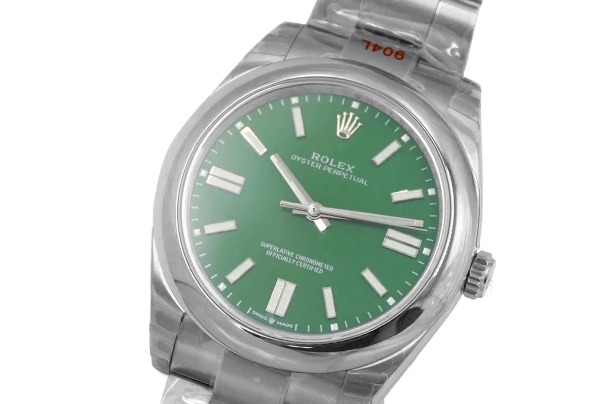 Oyster Perpetual 41mm quadrante verde 114300 - immagine 3