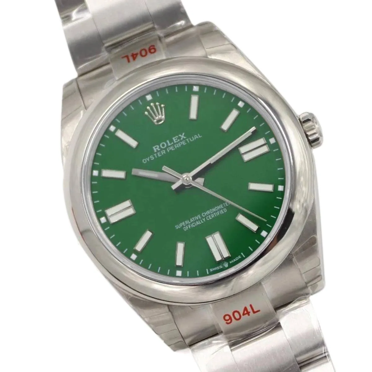 Oyster Perpetual 41mm quadrante verde 114300 - immagine 2