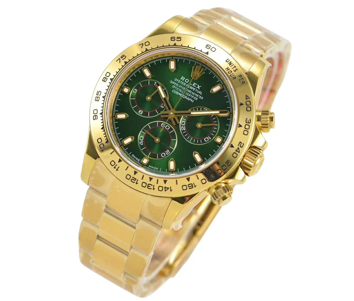 Daytona 116508 Green Dial in Yellow Gold - Image 2