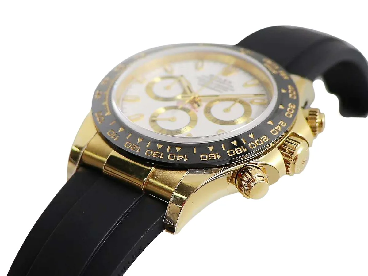 Daytona 116518LN esfera blanca en oro amarillo - Imagen 3