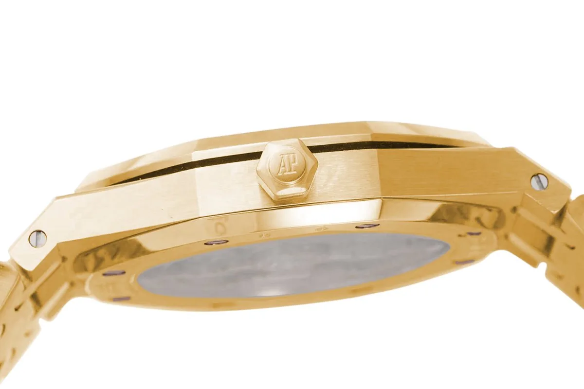 Royal Oak 15202 39mm gelbes Zifferblatt in Gelbgold – Bild 9