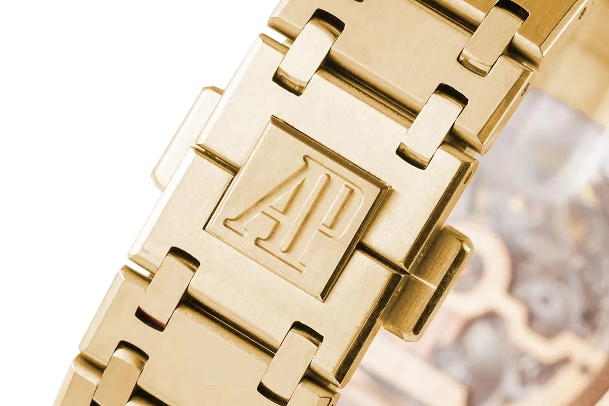 Royal Oak 15202 39mm gelbes Zifferblatt in Gelbgold – Bild 7