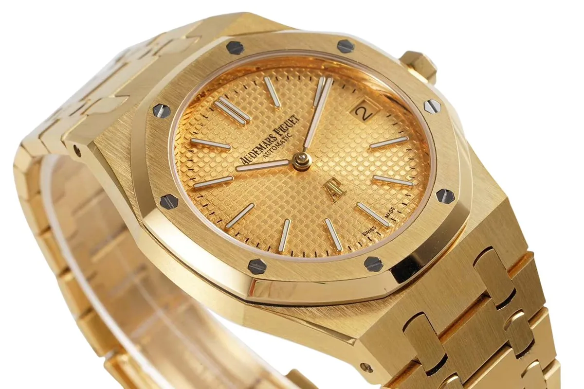 Royal Oak 15202 39mm gelbes Zifferblatt in Gelbgold – Bild 4