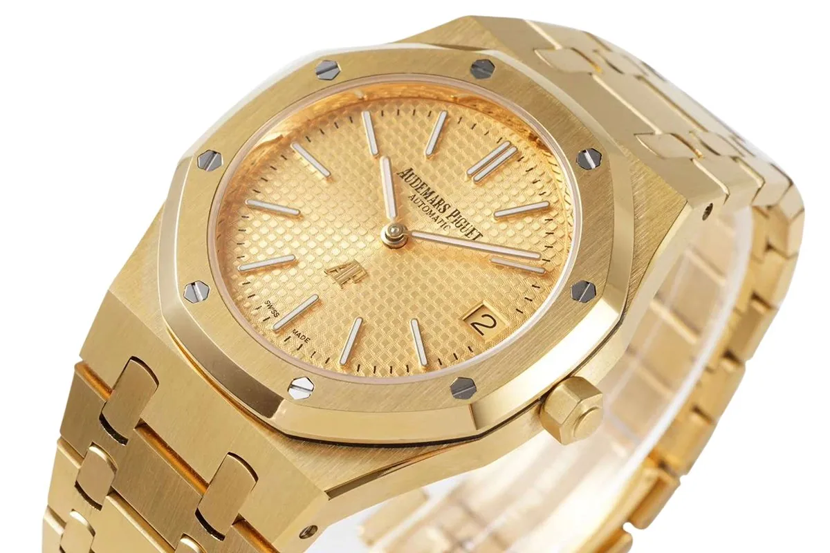 Royal Oak 15202 39mm gelbes Zifferblatt in Gelbgold – Bild 2