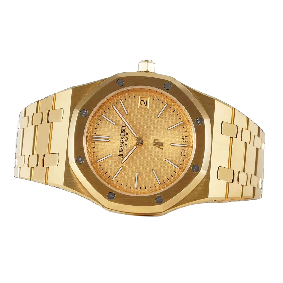 Royal Oak 15202 39mm gelbes Zifferblatt in Gelbgold – Bild 3