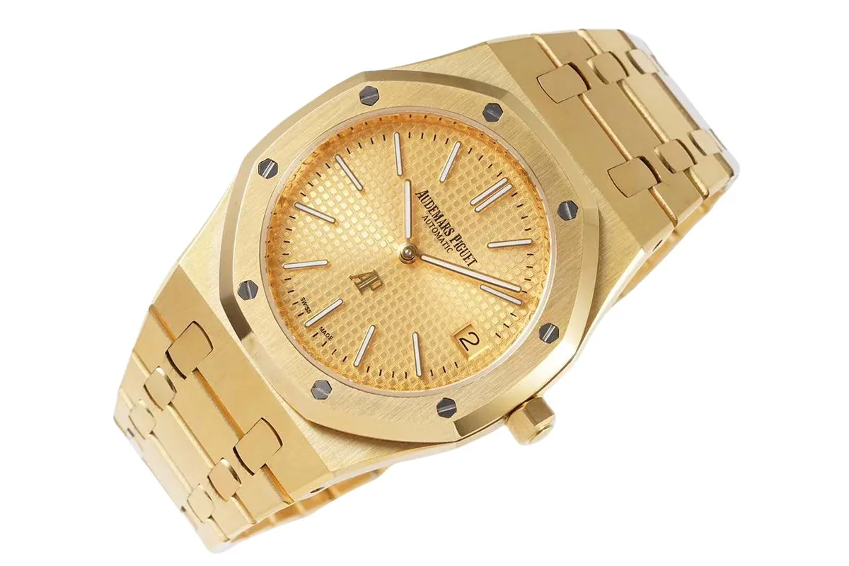 Royal Oak 15202 39mm gelbes Zifferblatt in Gelbgold – Bild 5