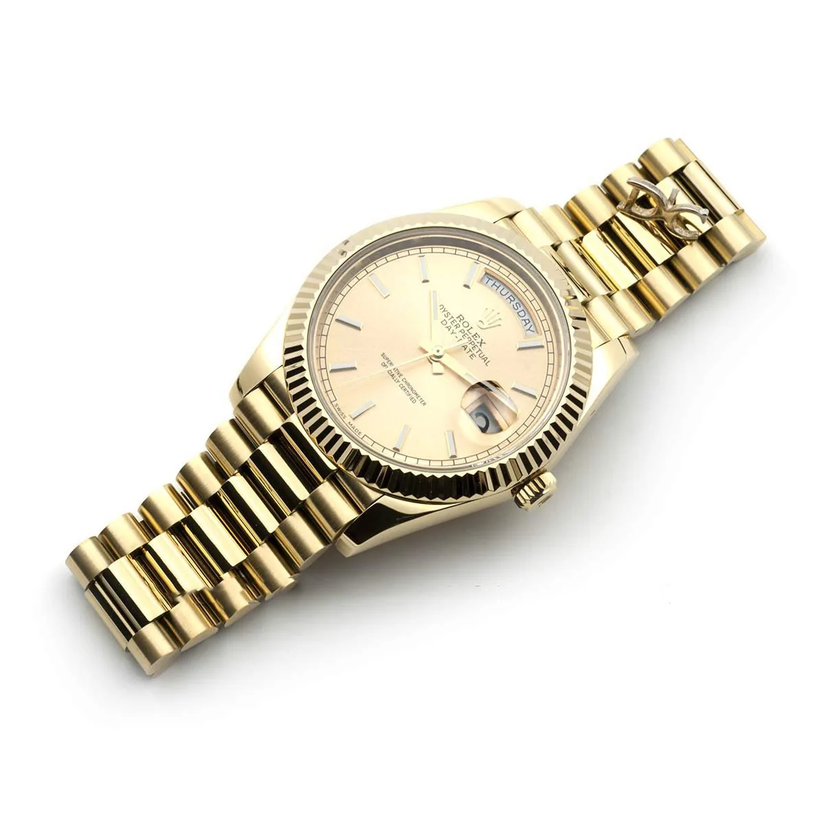 Day-Date 40 228238 Clean Factory cadran champagne en or jaune – Image 2