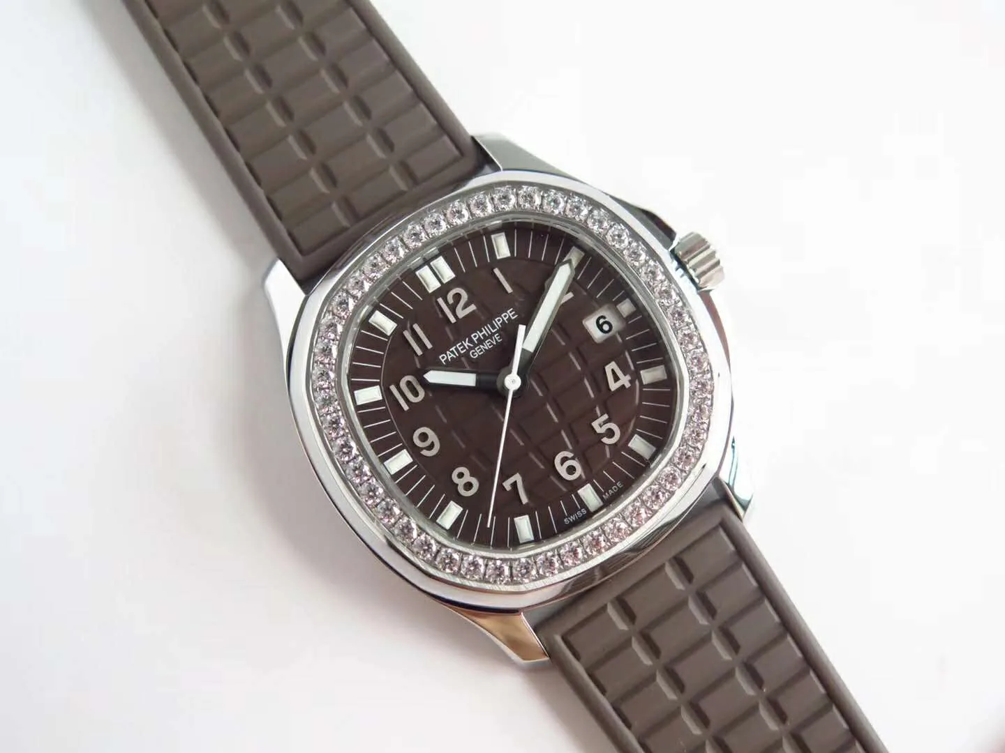 Aquanaut Luce 5067A-023 quadrante marrone in acciaio - immagine 5