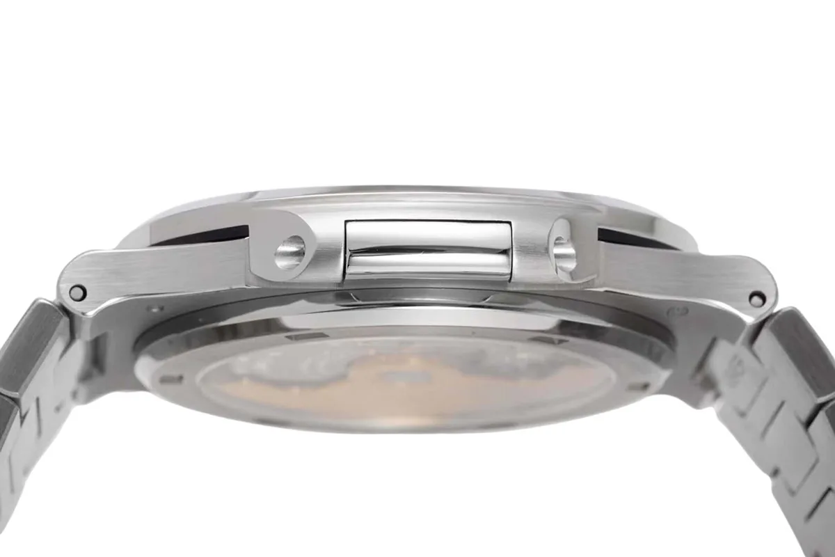 Nautilus Jumbo 5711/1A-011 cadran blanc lunette diamants – Image 6