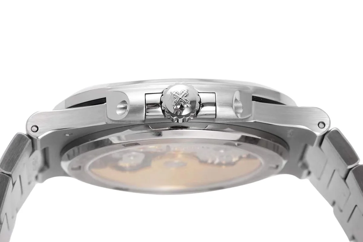 Nautilus Jumbo 5711/1A-011 cadran blanc lunette diamants – Image 7