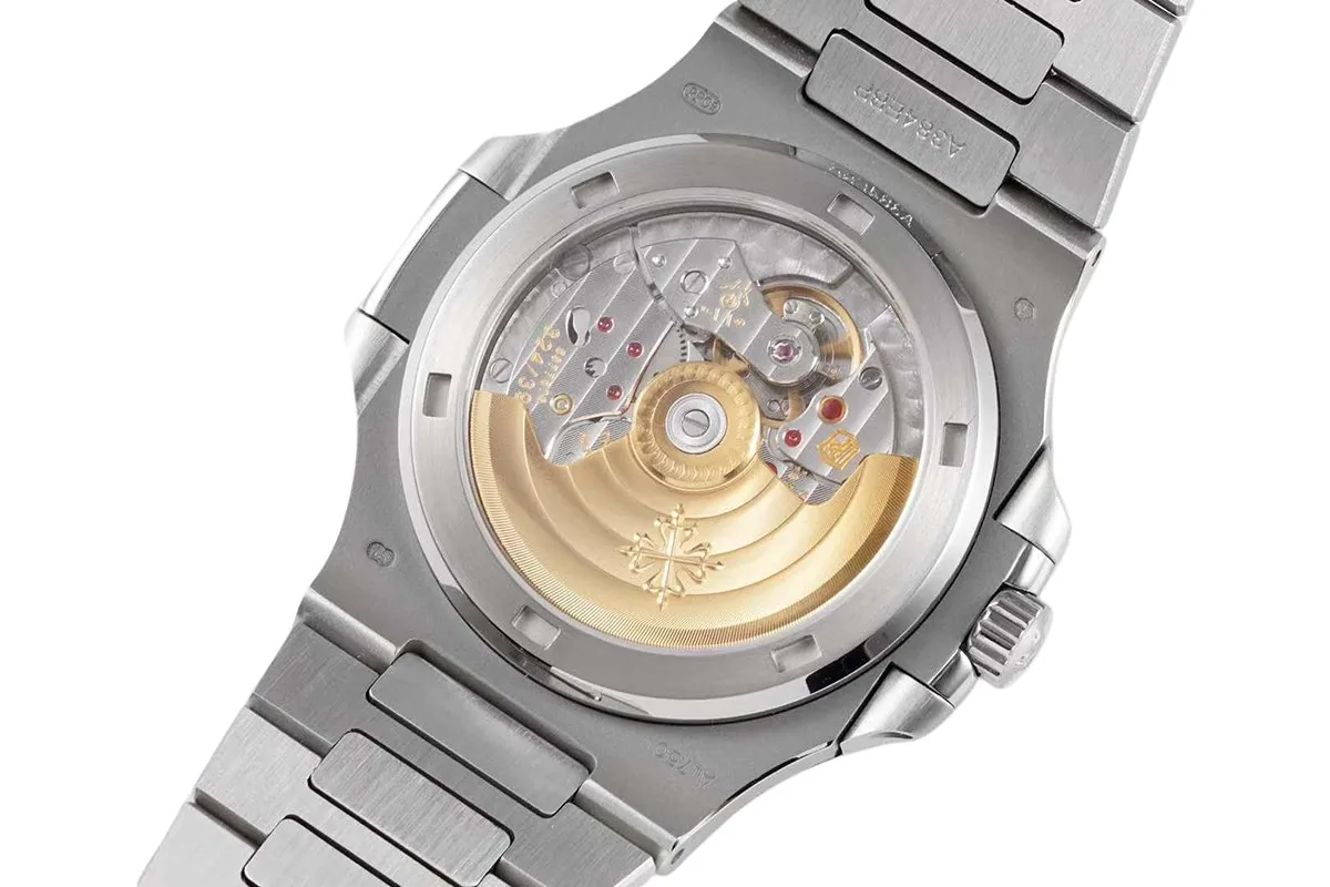 Nautilus Jumbo 5711/1A-011 cadran blanc lunette diamants – Image 9
