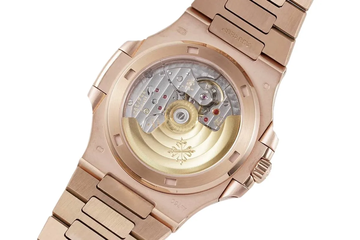 Nautilus Jumbo 5711/1R weißes Zifferblatt mit Diamantlünette – Bild 7