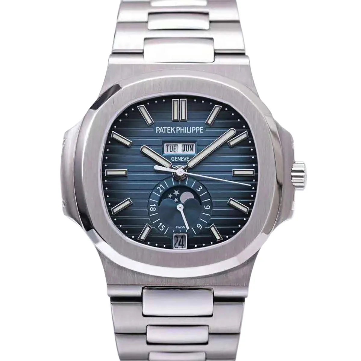 Nautilus 5726/1A-014 Blue Dial in Steel