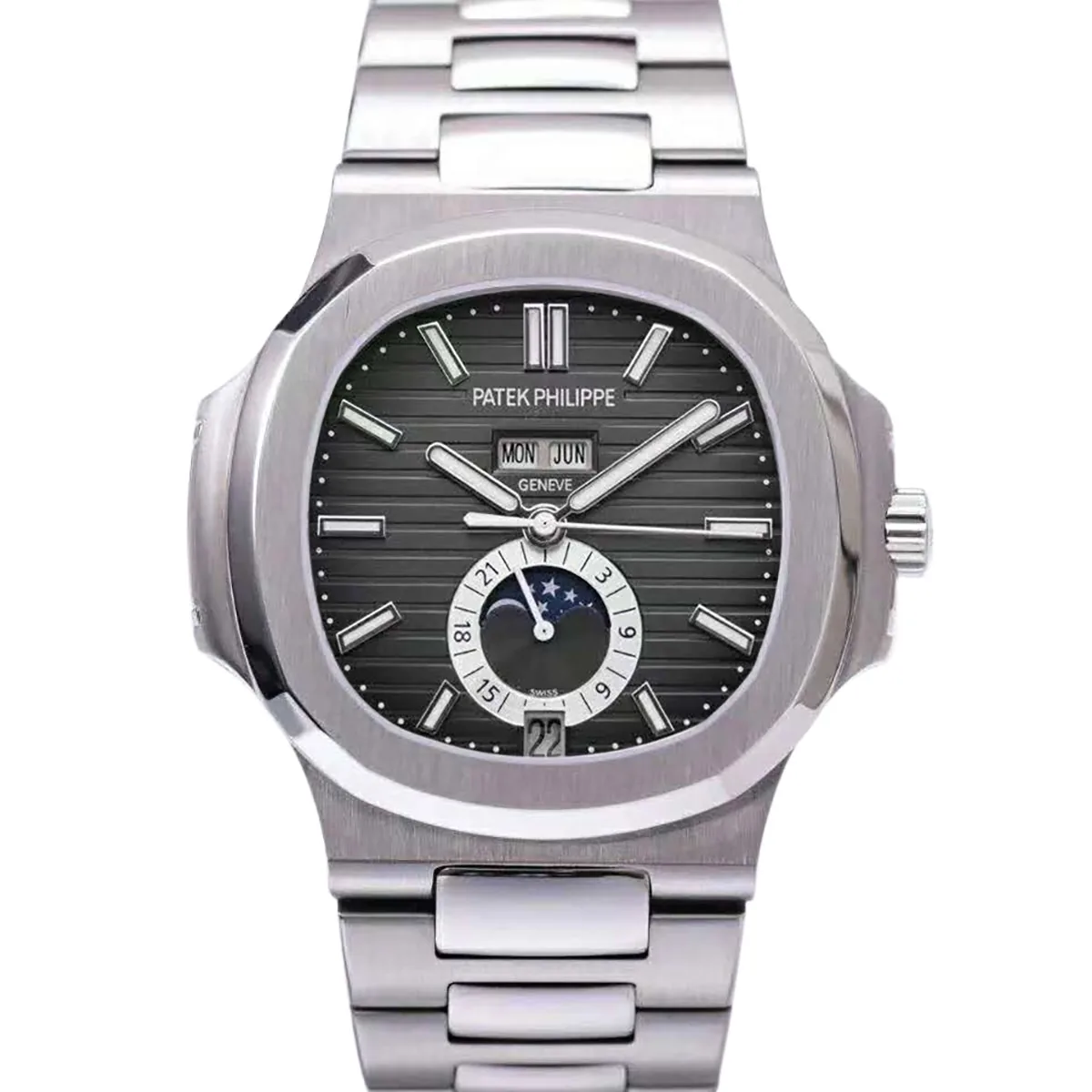 Nautilus 5726/1A-001 Grey Dial in Steel