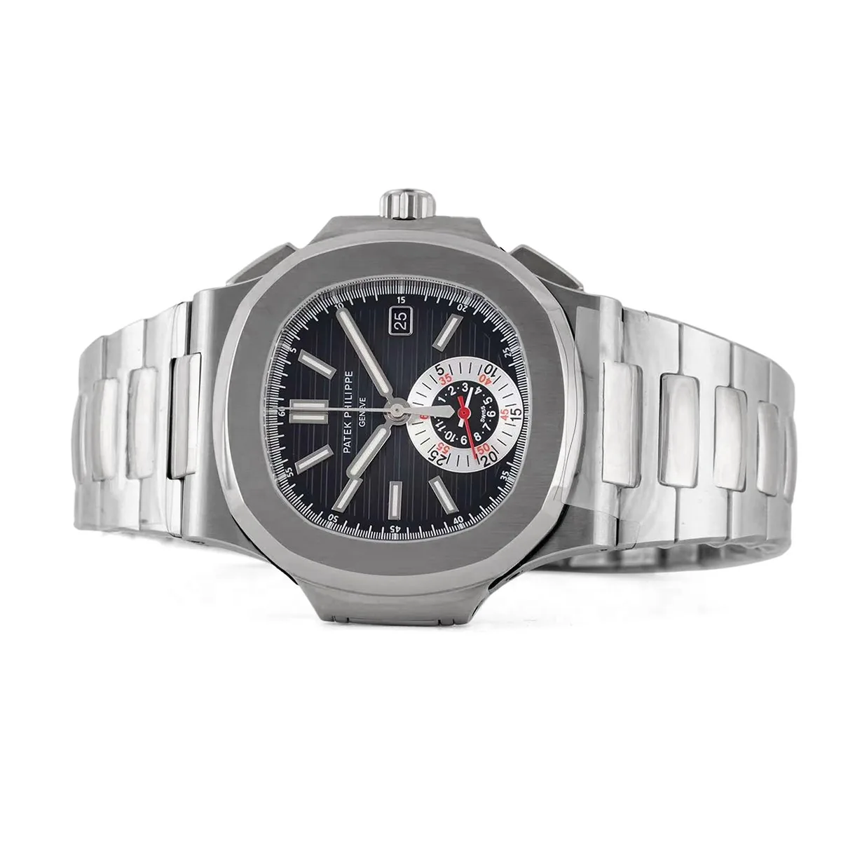 Nautilus 5980/1A-014 schwarzes Zifferblatt in Stahl – Bild 3