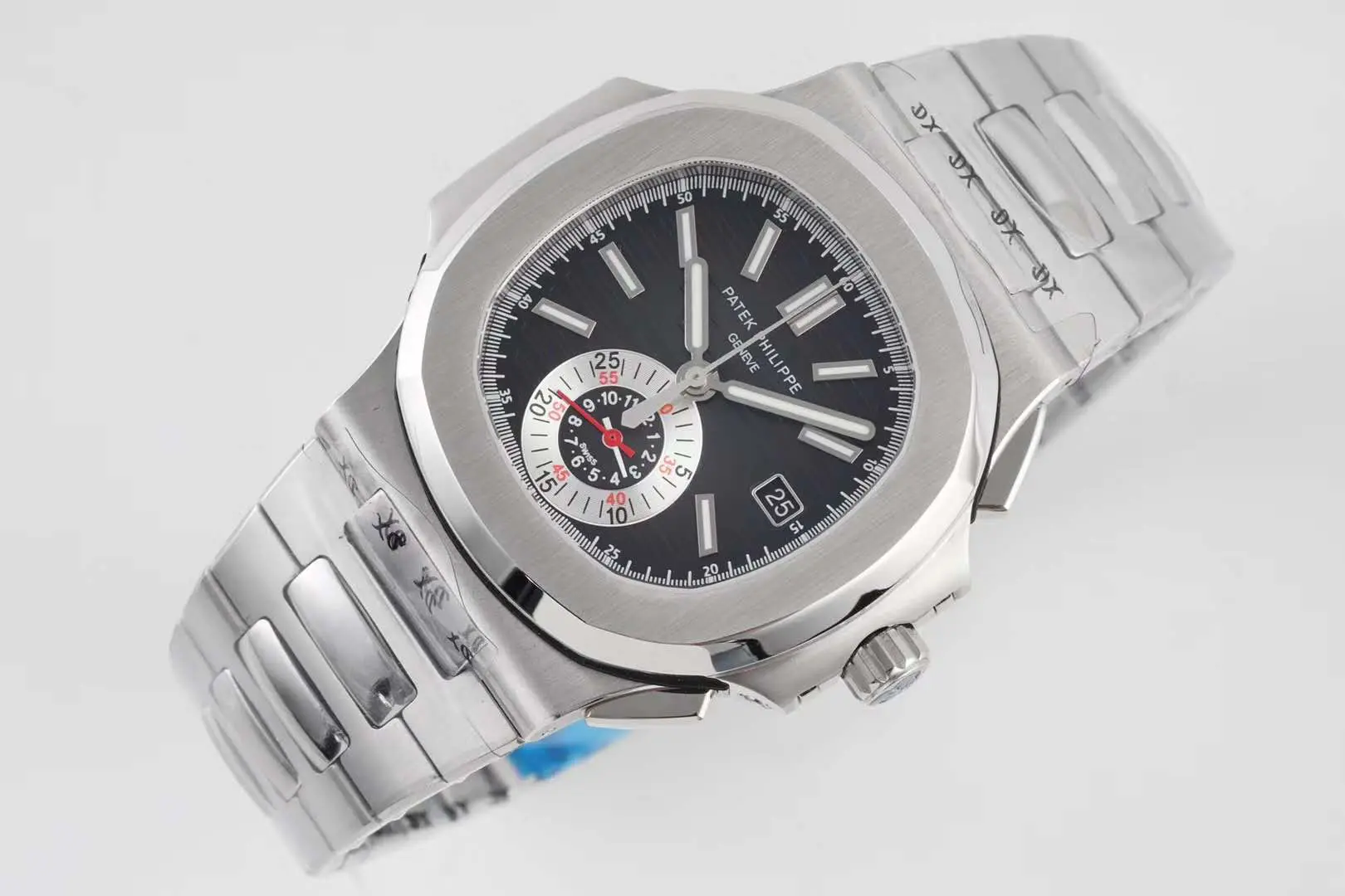 Nautilus 5980/1A-014 schwarzes Zifferblatt in Stahl – Bild 2