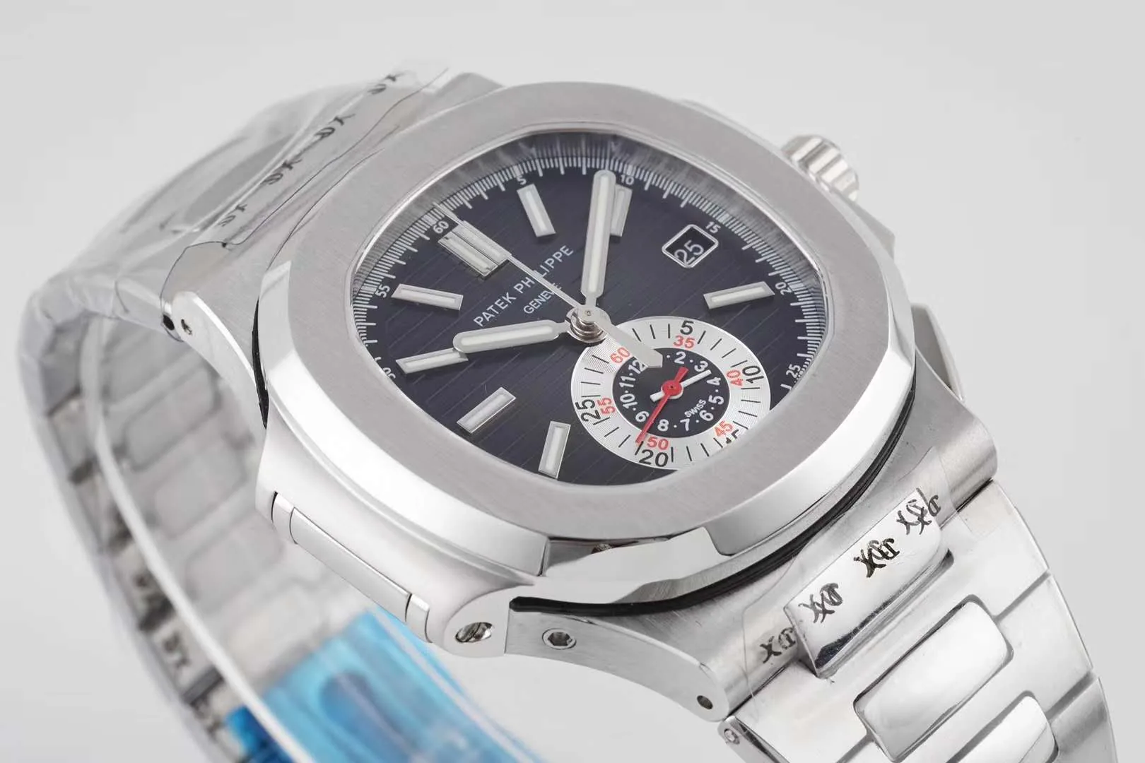 Nautilus 5980/1A-014 schwarzes Zifferblatt in Stahl – Bild 5
