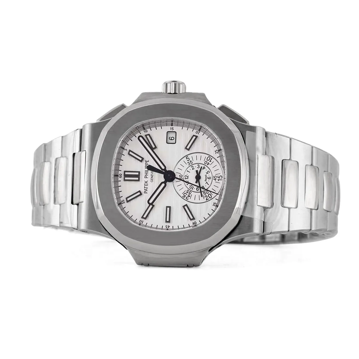 Nautilus 5980/1A-019 White Dial in Steel - Image 3