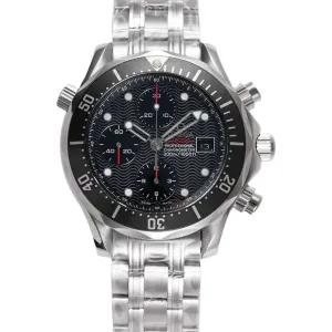 Seamaster Diver 300m Chronograph Black Dial on Bracelet