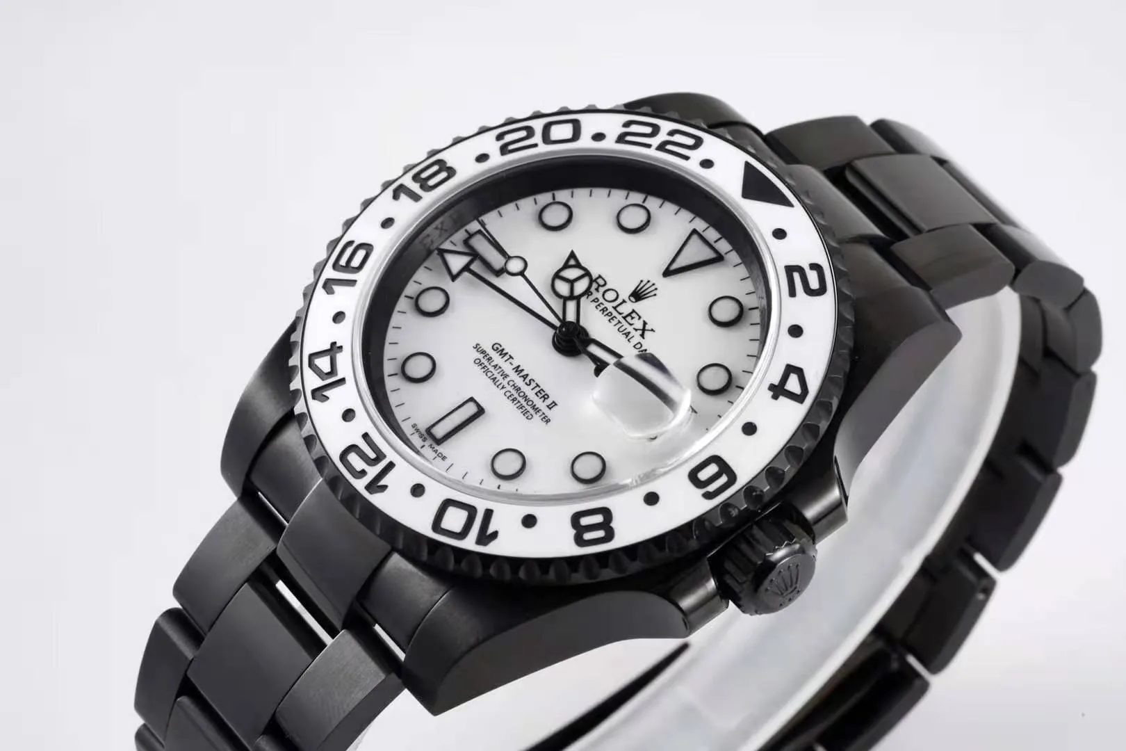 GMT Master II 116710 “Oreo” esfera blanca en PVD - Imagen 2