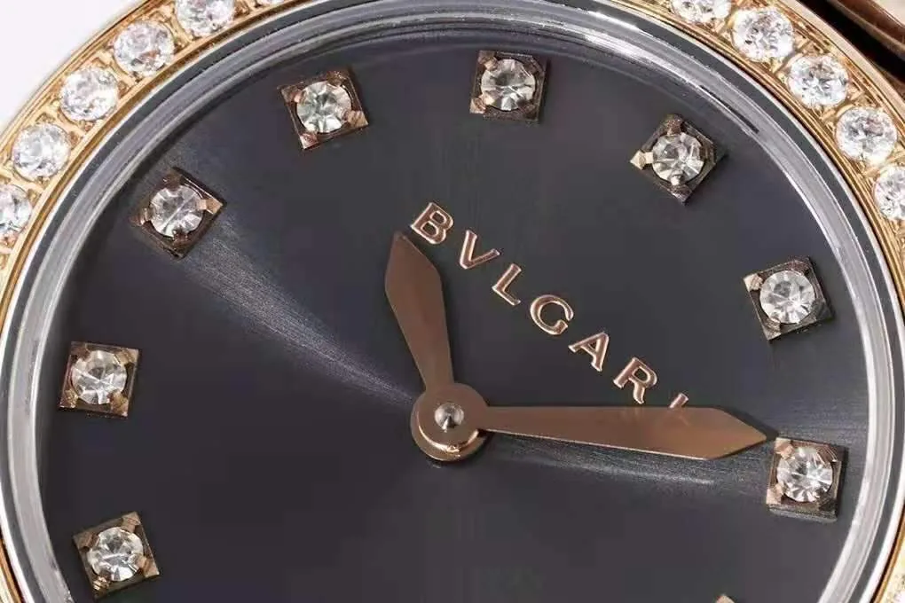 Lvcea quadrante grigio in oro rosa/acciaio con lunetta con diamanti - immagine 4