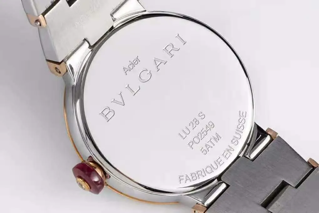 Lvcea quadrante grigio in oro rosa/acciaio con lunetta con diamanti - immagine 6