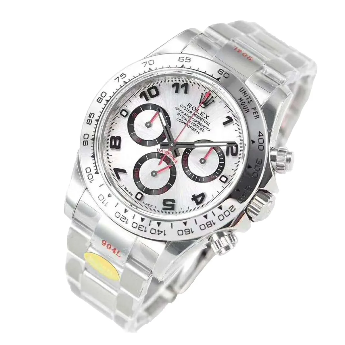 Daytona 116509 cadran argenté en or blanc – Image 2