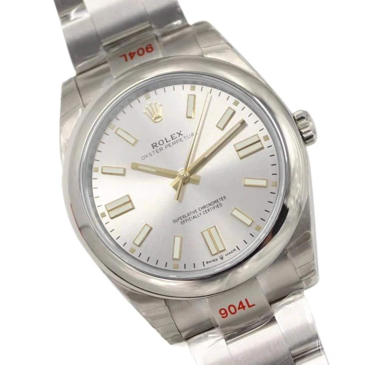 Oyster Perpetual 41mm esfera plateada 114300 - Imagen 4
