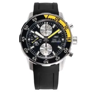 Aquatimer Chronograph IW376702 schwarzes Zifferblatt