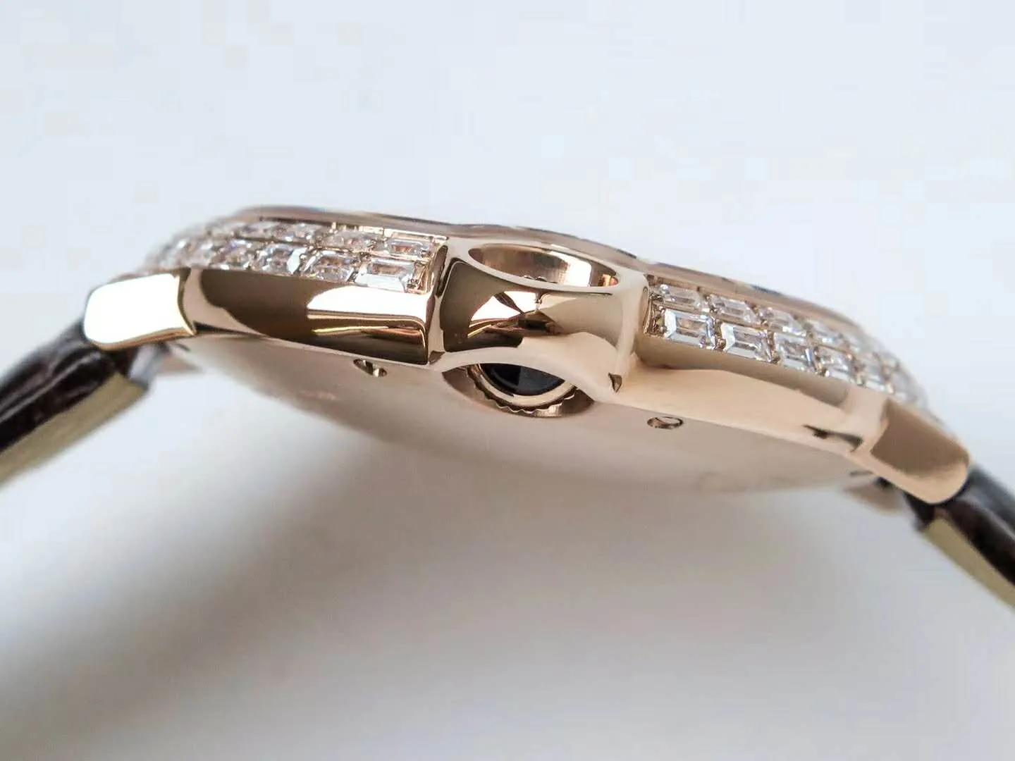 Ballon Bleu de Cartier 42mm diamantbesetztes Zifferblatt in Roségold – Bild 8