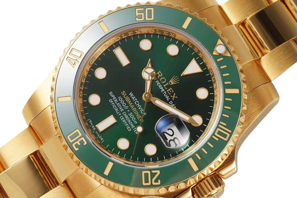 Submariner 116613LV ‘Watchvice Edition’ Hulk en or jaune – Image 3
