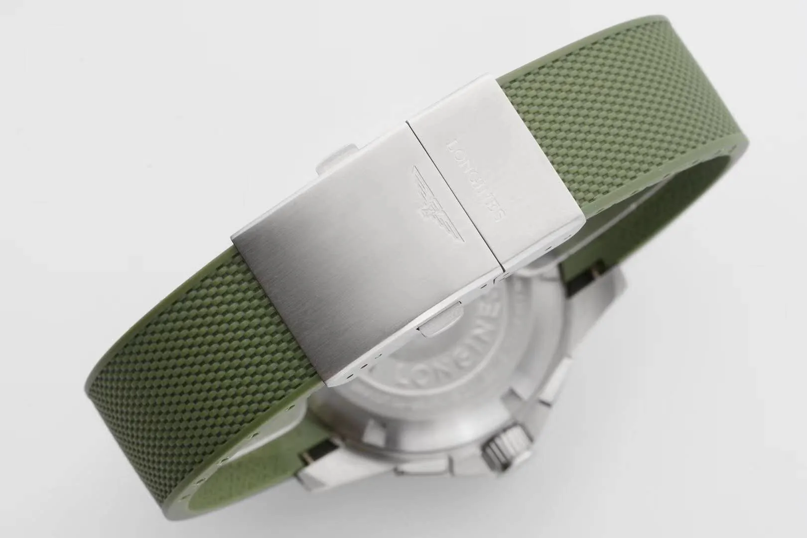 Hydroconquest cadran vert sur bracelet en caoutchouc – Image 6