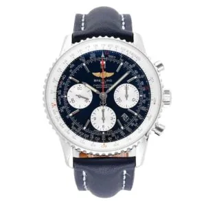Navitimer 01 Chronograph esfera azul en acero