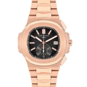 Nautilus cronografo 5980/1R in oro rosa