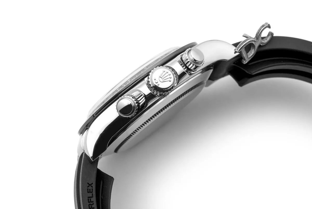 Daytona 116519LN cadran acier et noir en or blanc – Image 3