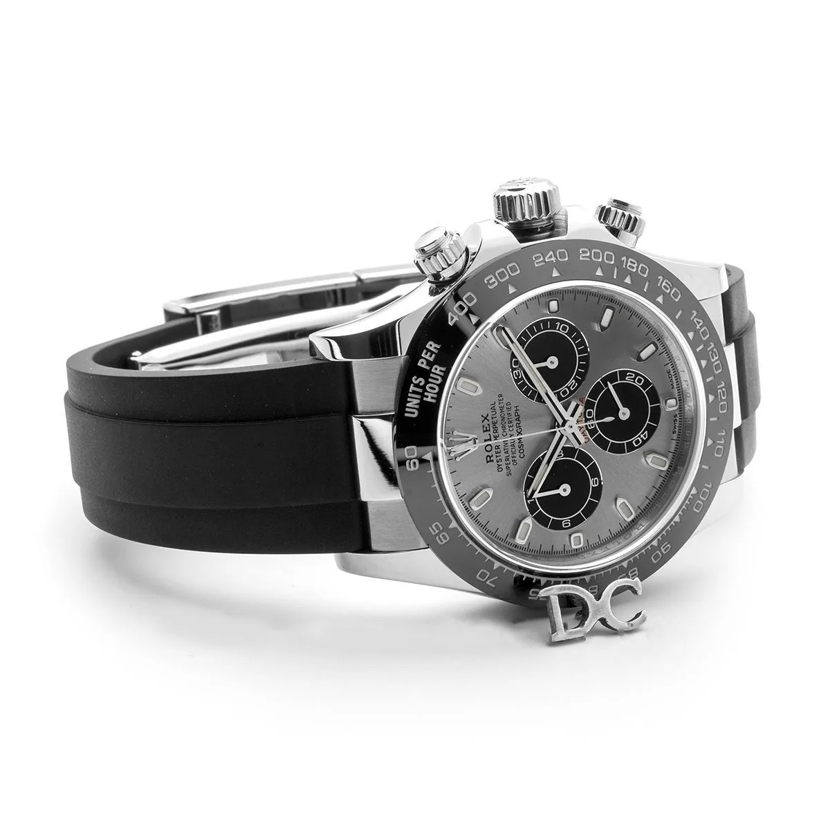 Daytona 116519LN cadran acier et noir en or blanc – Image 2