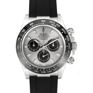 Daytona 116519LN Steel and Black Dial in White Gold