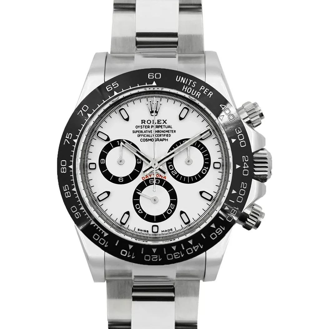 Daytona Panda 116500 White Dial in Steel VSF