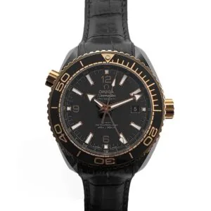 Seamaster Planet Ocean GMT “Deep Black” Gold Ceramic