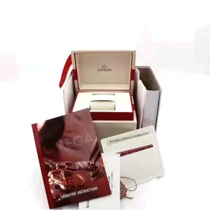 Omega Damen-Box und Papiere