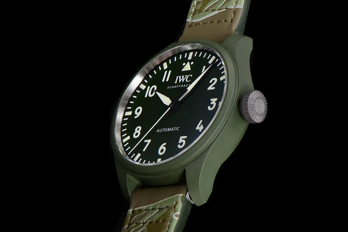 Big Pilot’s Watch 43 IW329802 Top Gun Edition Woodland con correa de camuflaje - Imagen 7