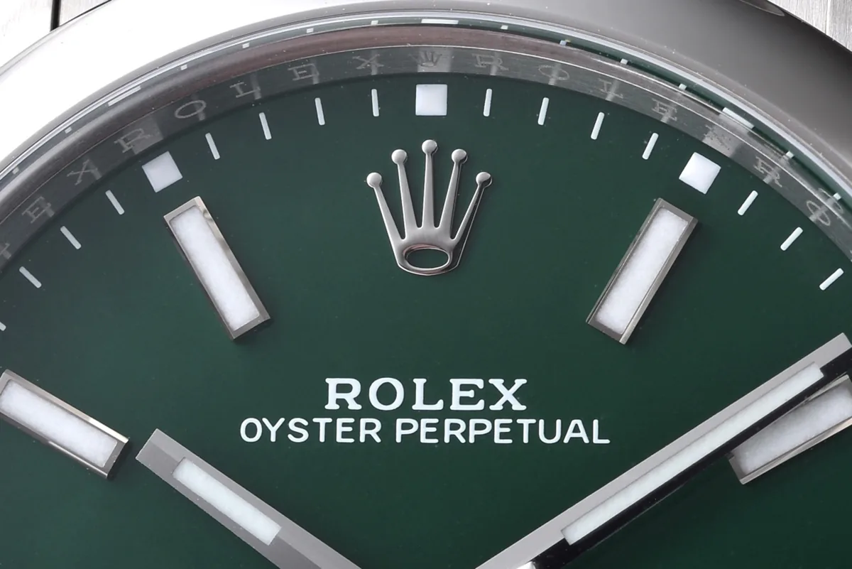 Oyster Perpetual 41mm esfera verde 124300 - Imagen 4