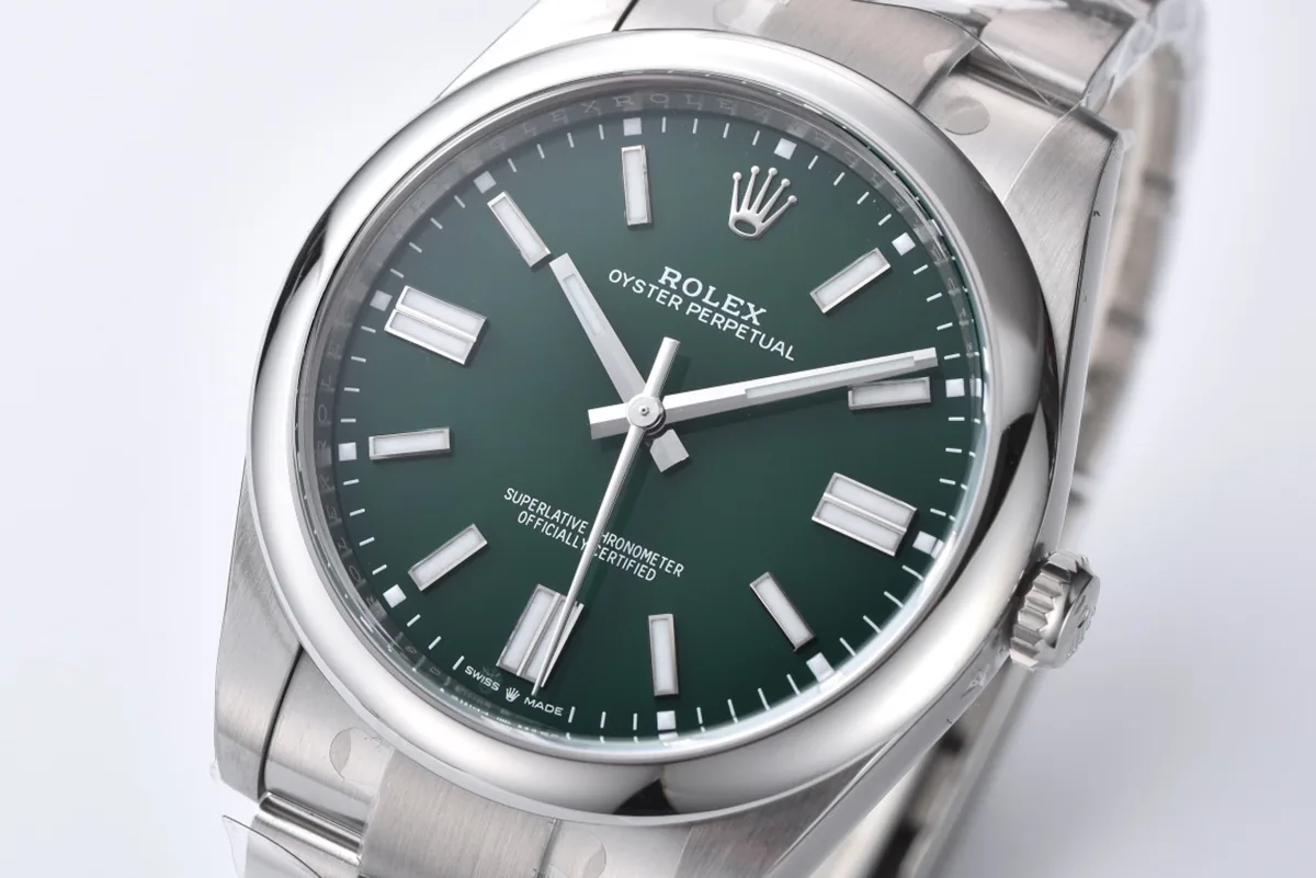 Oyster Perpetual 41mm esfera verde 124300 - Imagen 3