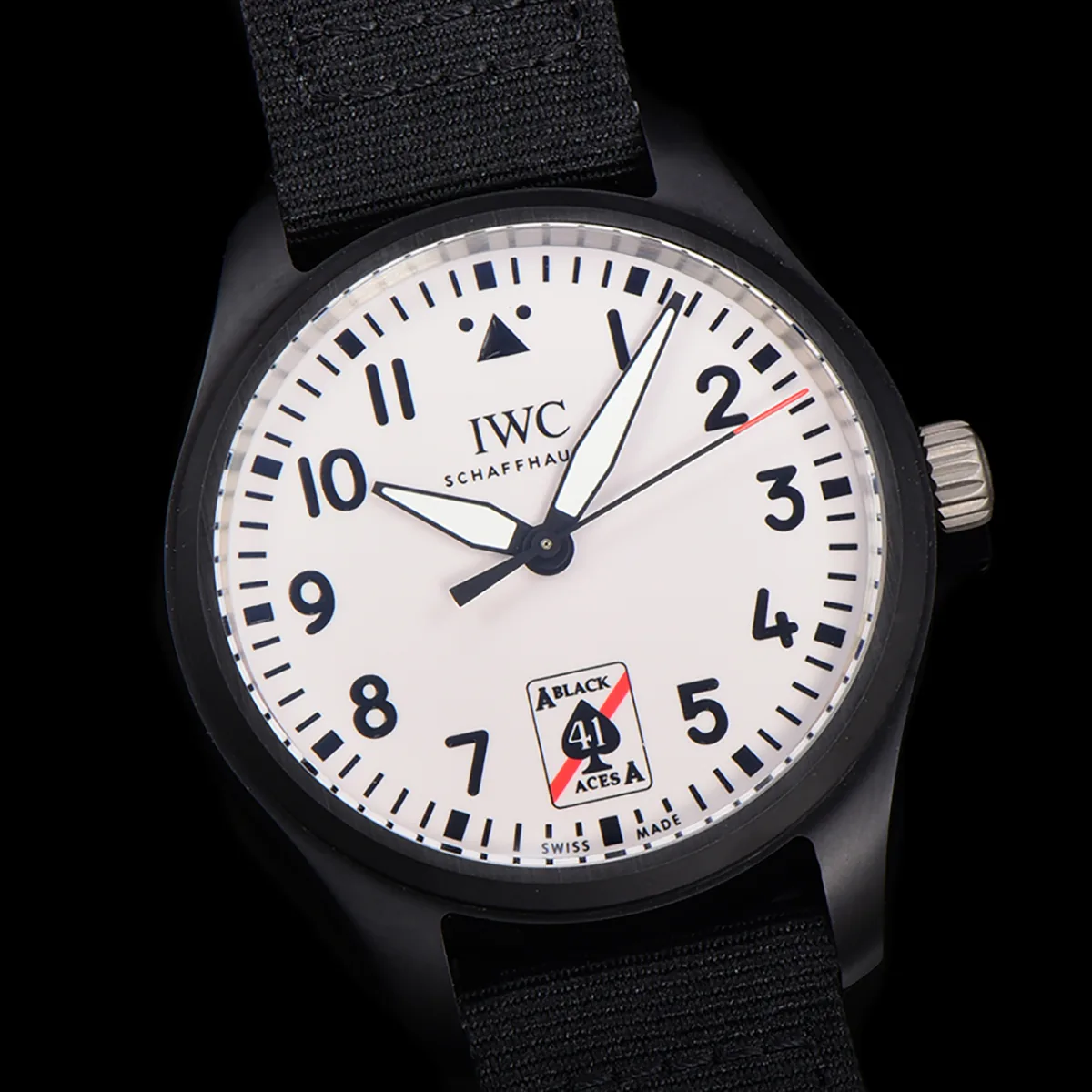 Pilot’s Watch IW326905 Automatic 41 Black Aces - Image 2
