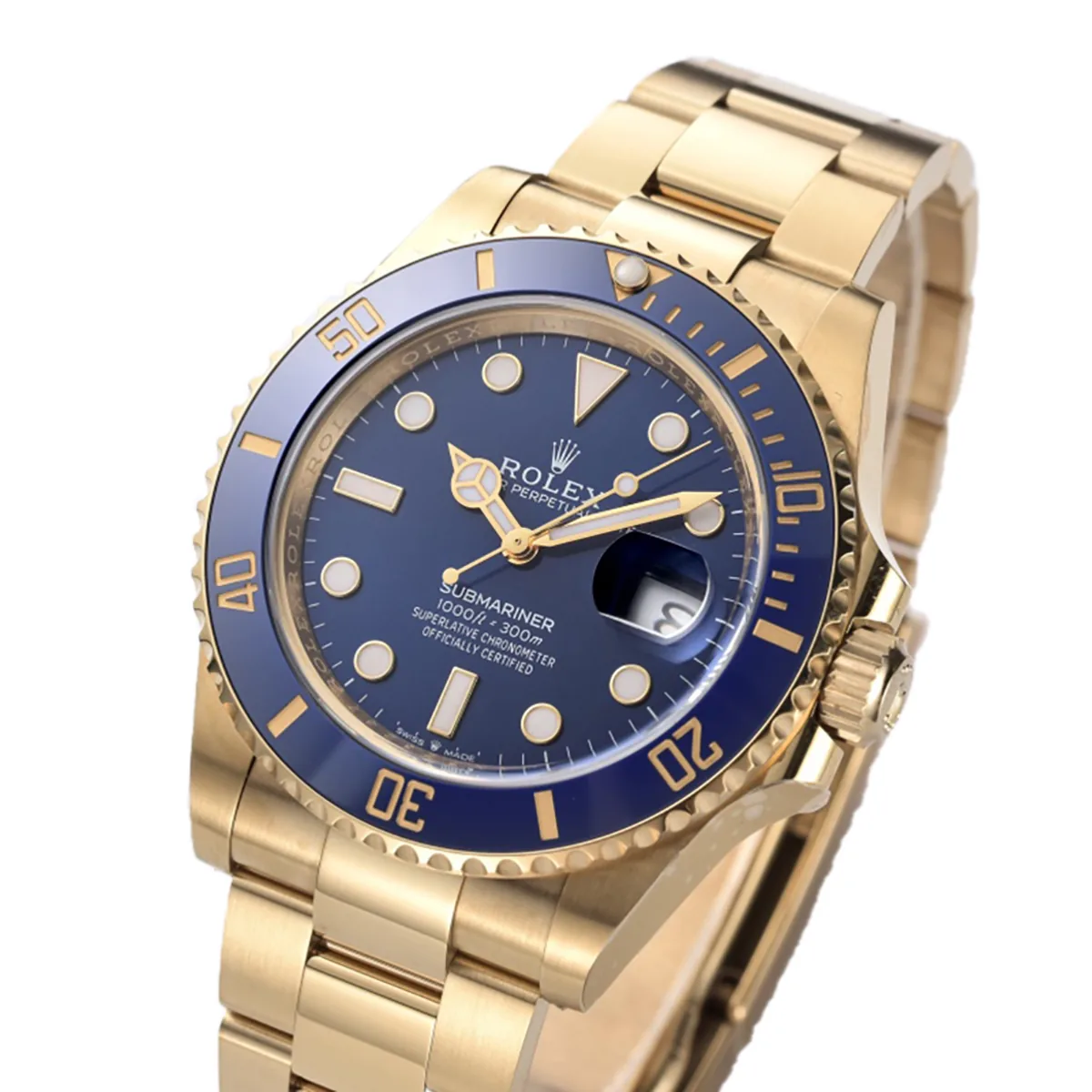 Submariner 41 126618LB céramique bleue en or jaune – Image 2