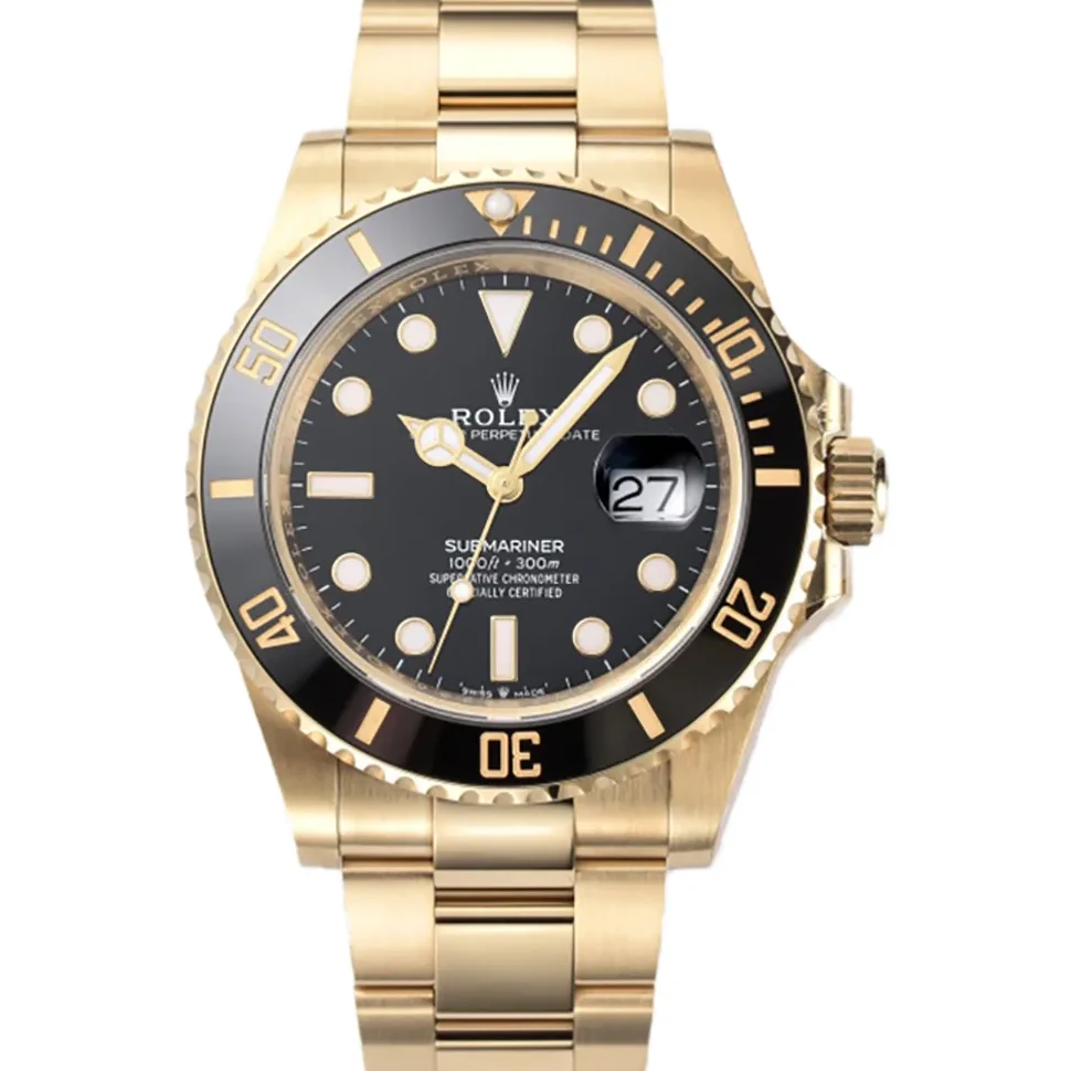 Submariner 41 126618LN Black Ceramic in Yellow Gold