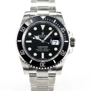 Submariner 116610 LN Black Ceramic ZZF 1:1 Best Edition 904L SS Case and Bracelet VS3135 V3